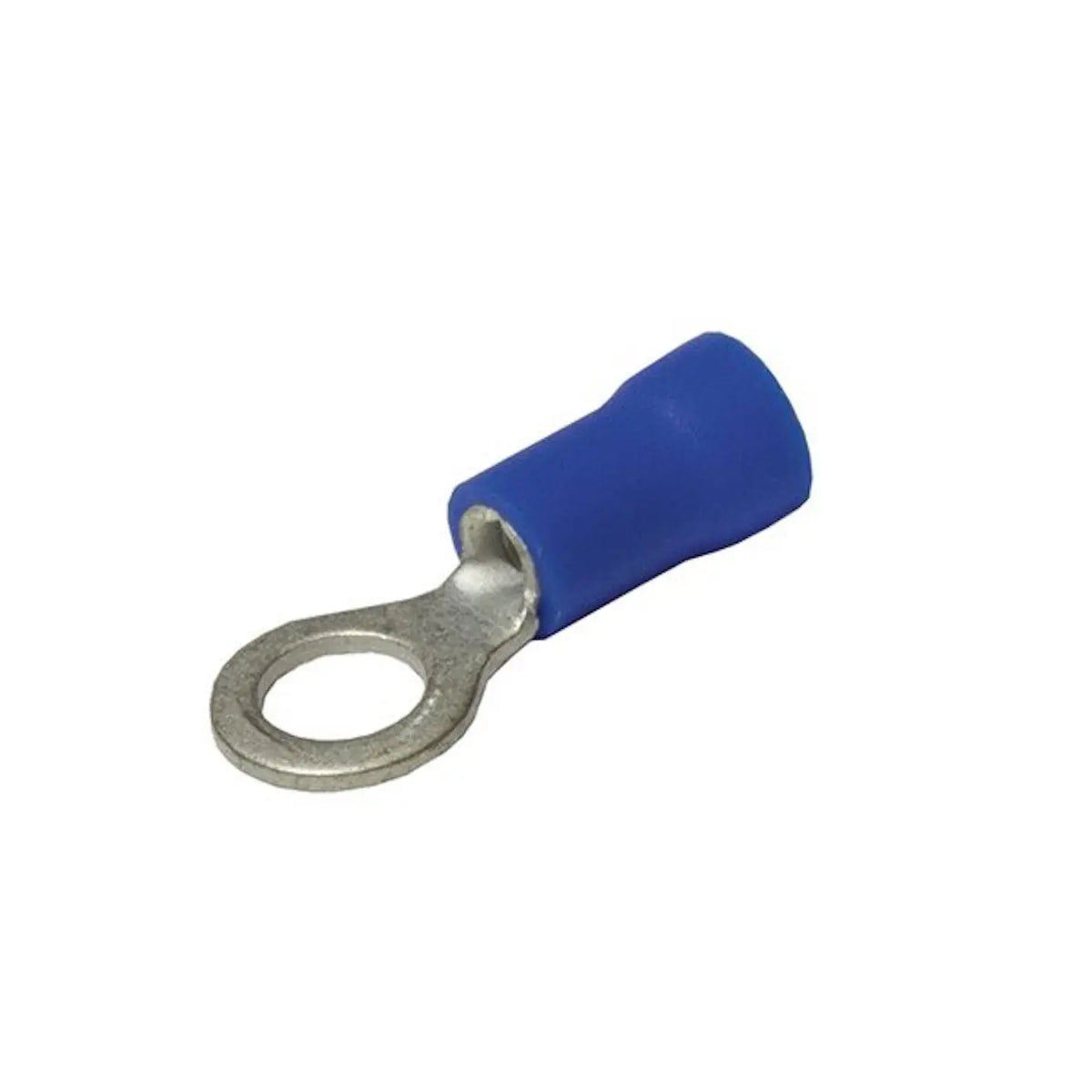 Crimp Connector Blue Ring 6mm  - Pack of 8 A4EA