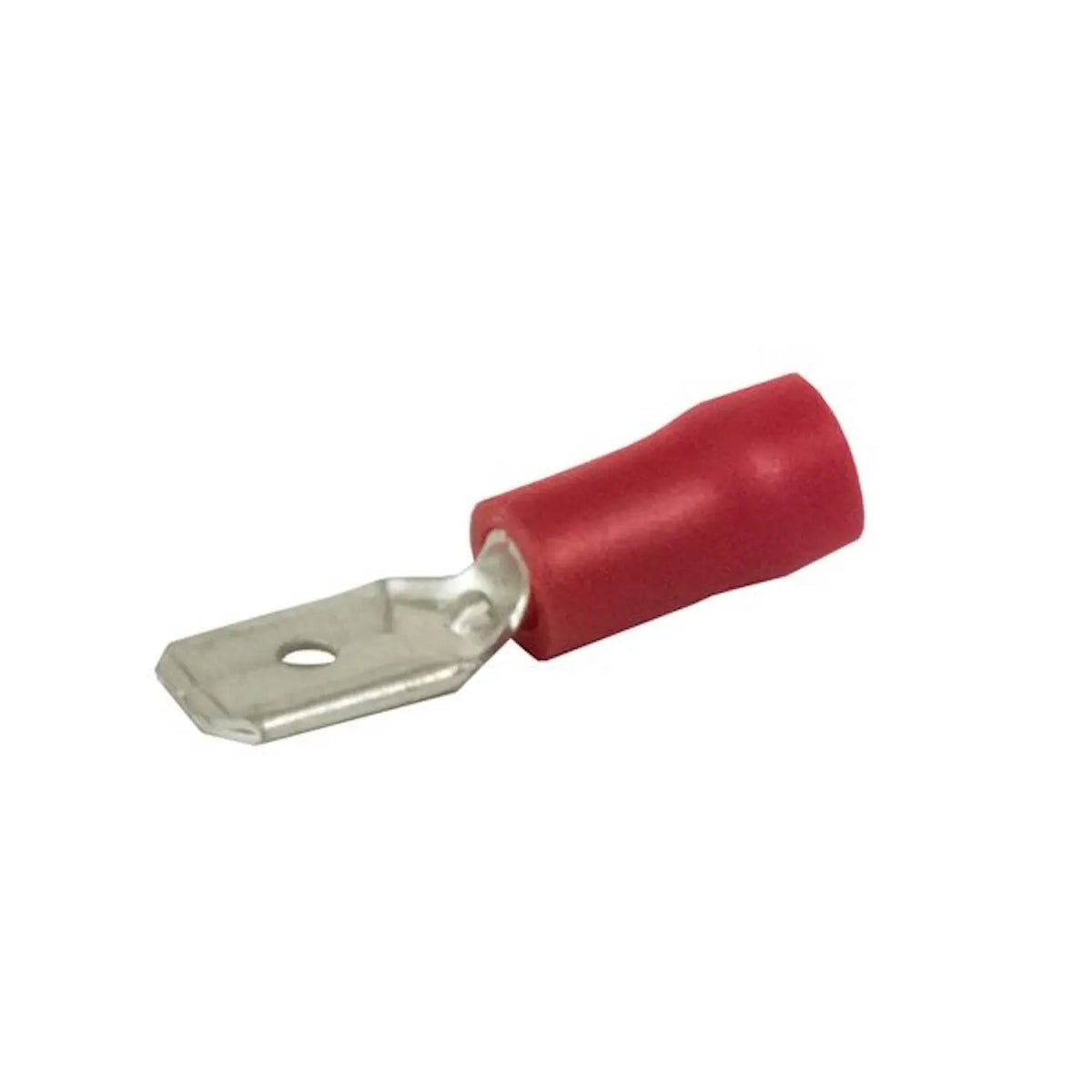 Crimp Connector Red QC Male 6.3mm  - Pack of 8 A4EA