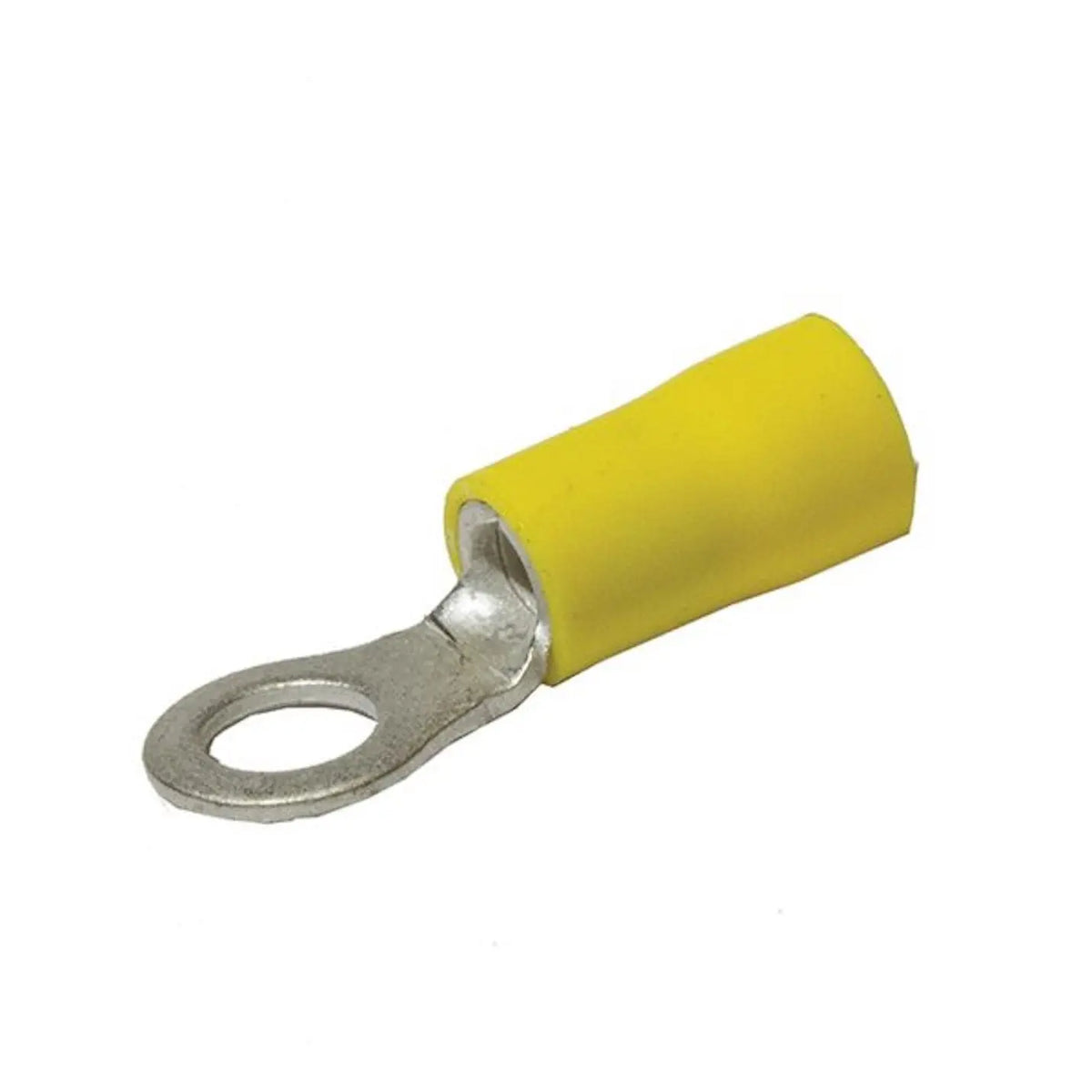 Crimp Connector Yellow Ring 10mm  - Pack of 8 A4EA