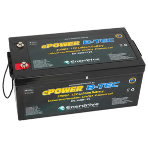 Enerdrive B-Tec 12v 300Ah G2 Lithium Battery - Everything Caravans