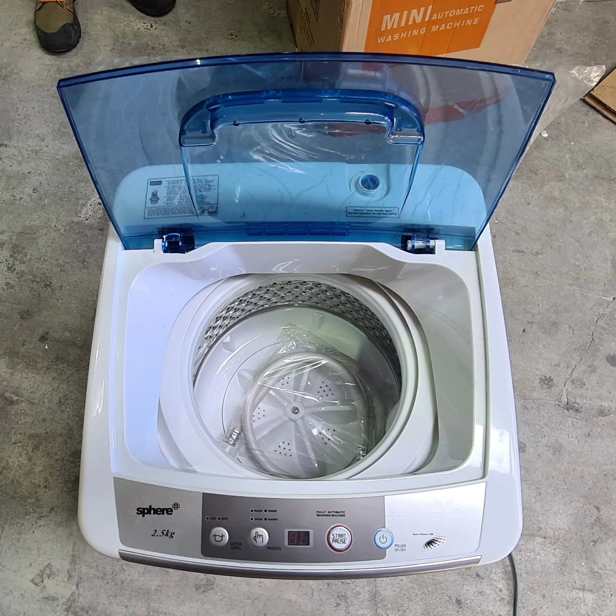 Ex Display Sphere 2.5Kg Automatic Mini Washing Machine Sphere