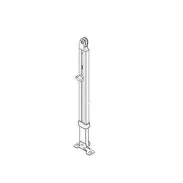 FIAMMA F65S-F65L RIGHT SUPPORT LEG 370-400. 98667-04A - old 06508-03A Fiamma