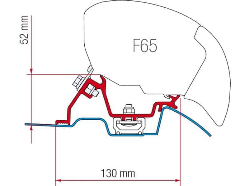 FIAMMA KIT SPRINTER ROOF-RAIL. 98655-772 Fiamma