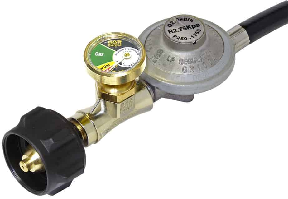 Gas Safety Gauge with Hose &amp; Regulator Everything Caravans