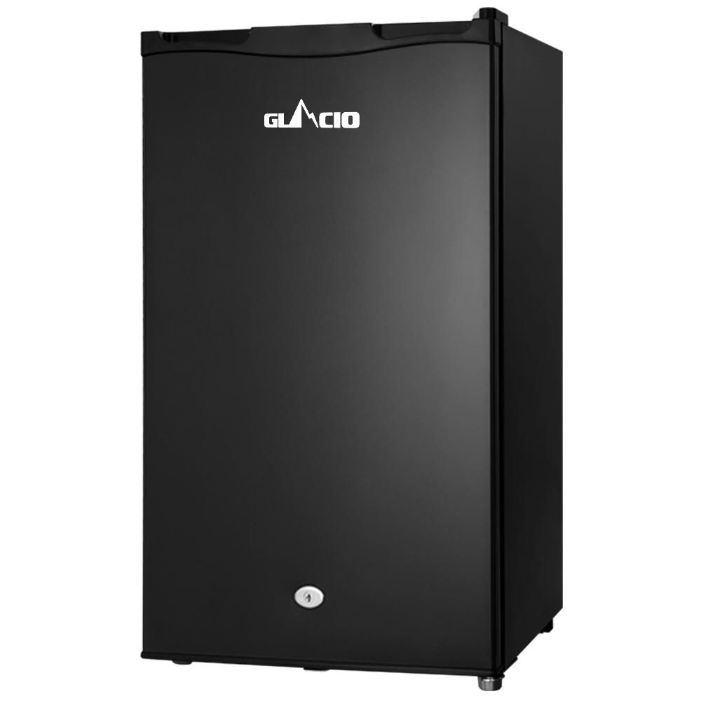 Glacio 95L Portable Fridge Bar Freezer Cooler Upright 12V/24V/240V Caravan 4WD Car Camping Black Glacio