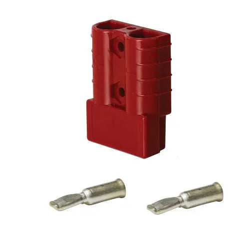 Heavy Duty Connector 50 Amp ( Pins Suit 8mm2 ) - Red A4EA