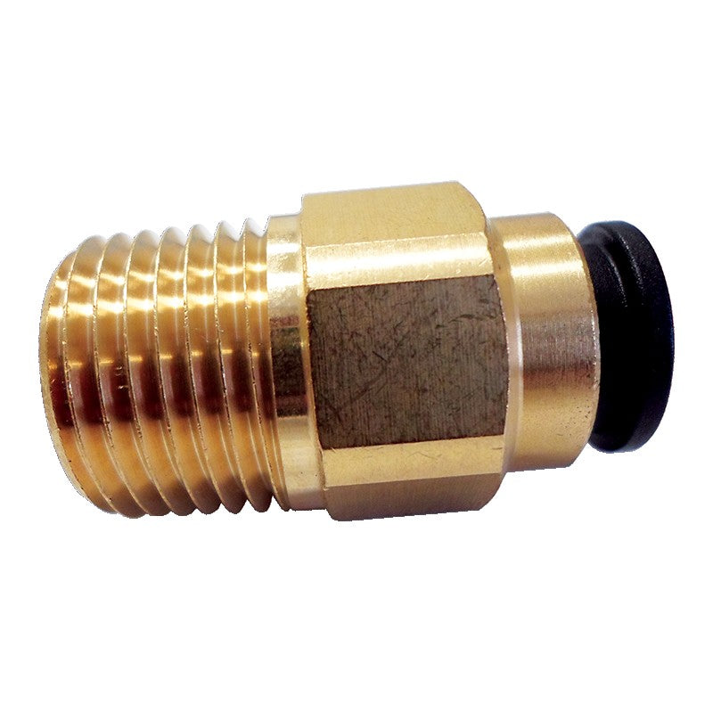 JG BRASS STRAIGHT 12MM x 1/2&quot; NPT STR ADAPTOR. NC2726 John Guest