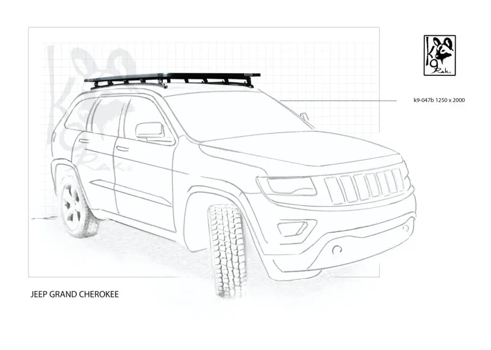 Grand Cherokee K9 Roof Racks Expedition Quality - Everything Caravans