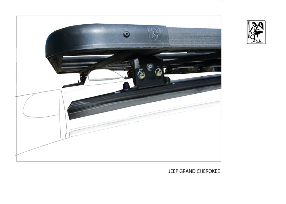 Jeep Grand Cherokee K9 Roof Racks advanced expedition roof racks Eezi-Awn