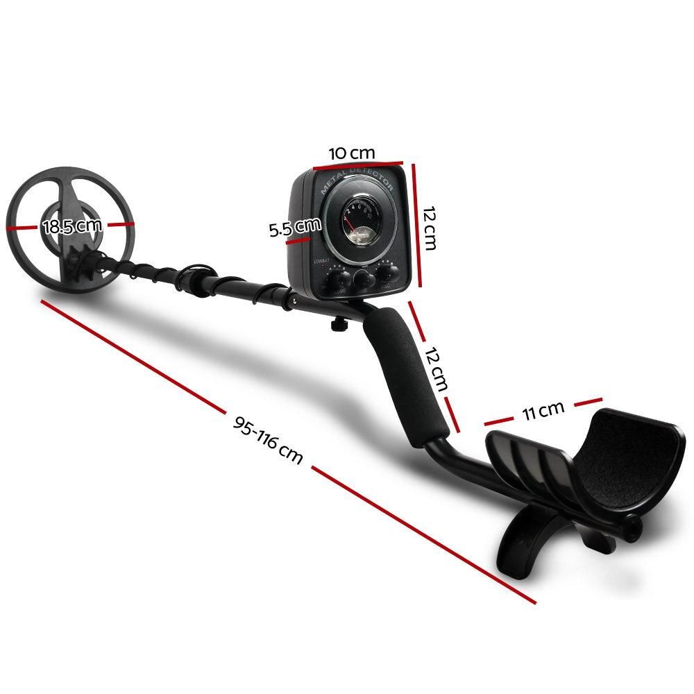 Led Metal Detector with Headphones Black Everything Caravans