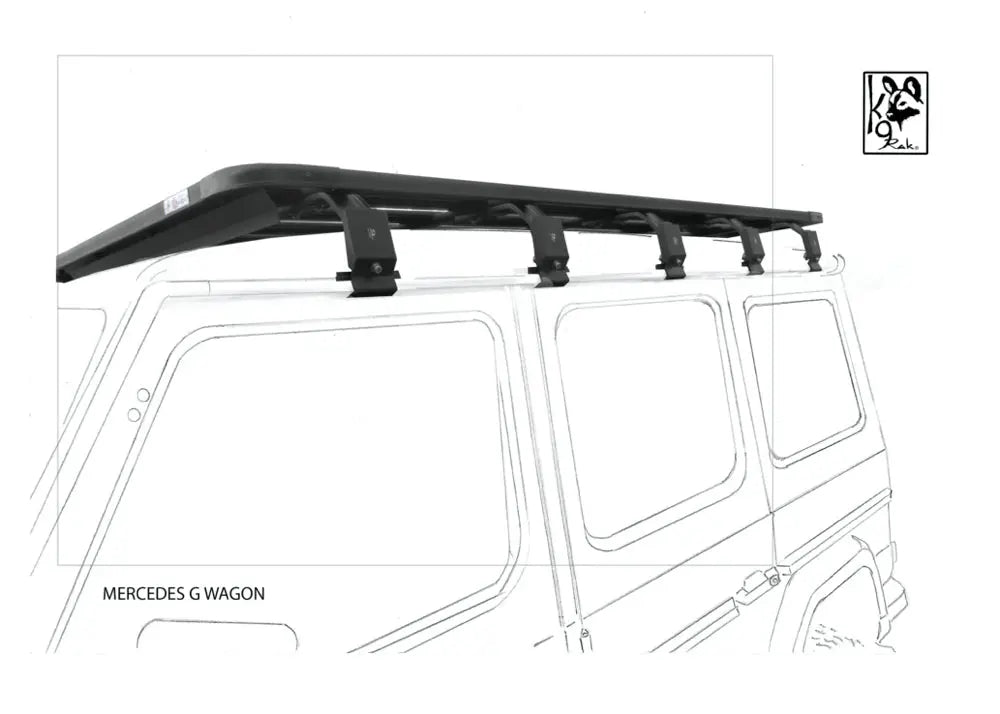 Mercedes G Wagon K9 Roof Racks advanced expedition roof racks Eezi-Awn