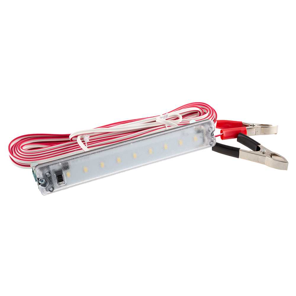 National Luna 9 LED Clip On Light with Clamps National Luna