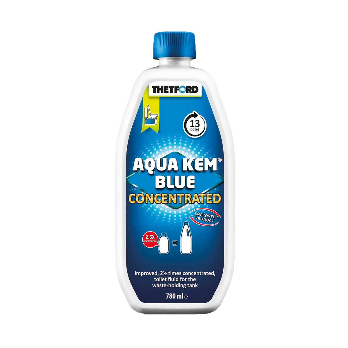 Thetford Aqua Kem Concentrated 780ml Bottle of Toilet Chemical Thetford