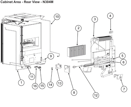 Thetford COOLING UNIT KIT, SYSTEM PACK-N304M was 636412 Thetford