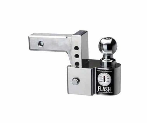 Titan Flash 10&quot; Integrated Scale Ball Mount 50mm Tow And 70mm Tow Ball Titan