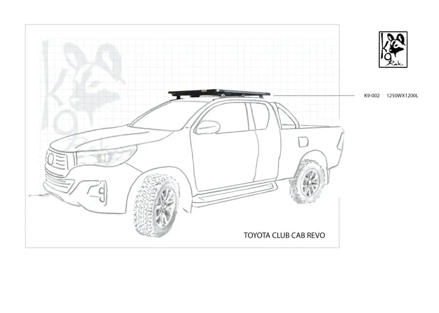 Toyota Hilux K9 Roof Racks advanced expedition roof racks Eezi-Awn