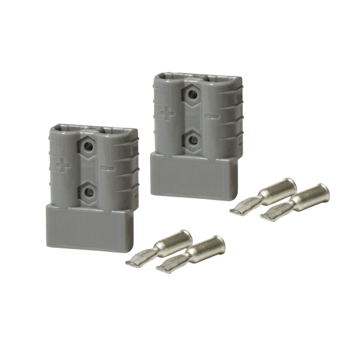 Twin Pack Heavy Duty Connector 50 Amp - Grey A4EA