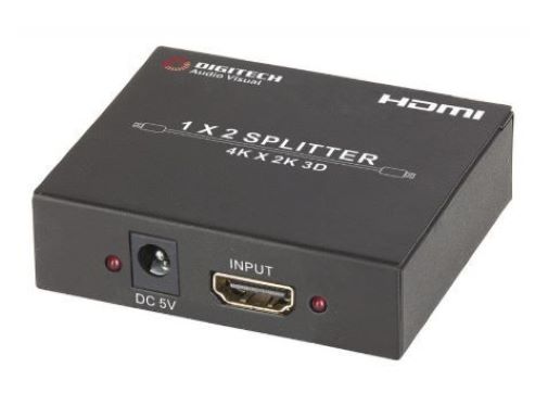 Hdmi Splitter 1 into 2 HDMI Ports Ideal for Sat Dish Set Up